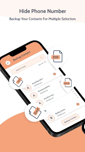 Hide Contact Hide Phone Number Screenshot 1