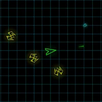 Retro Neon Space Battle