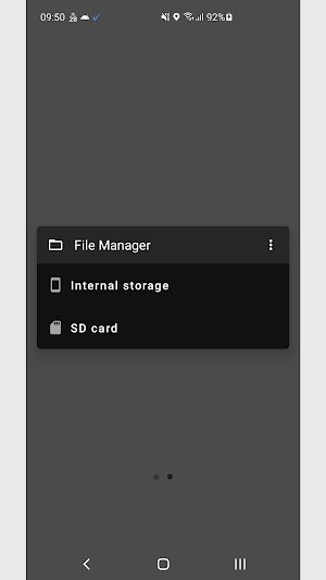 File Manager (Link to default) Screenshot 2