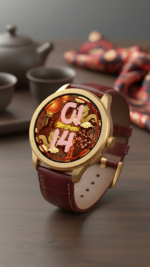 Golden Dragon Watch Face Screenshot 2