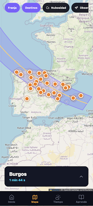 EclipseGo: Eclipse 2026 Screenshot 1