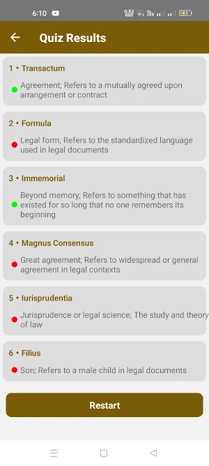 Law Terms in Latin to English Screenshot 3