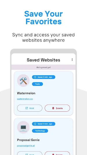 CurioShuffle: Find Cool Sites Screenshot 3