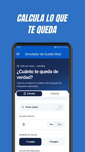 Simulador Sueldo Neto España Screenshot 0
