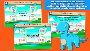 Third Grade Games with Dino Screenshot 1