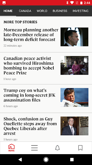 The Globe and Mail: News Screenshot 1