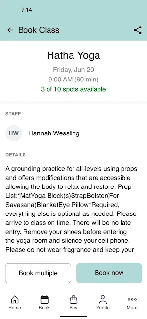 I AM YOGA Wellness Studio Screenshot 2