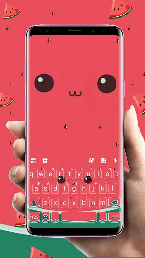 Cute Watermelon Keyboard Theme Screenshot 0