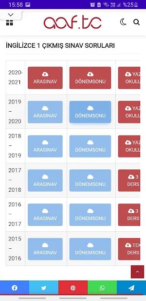 AÖF Çıkmış Sorular Screenshot 2