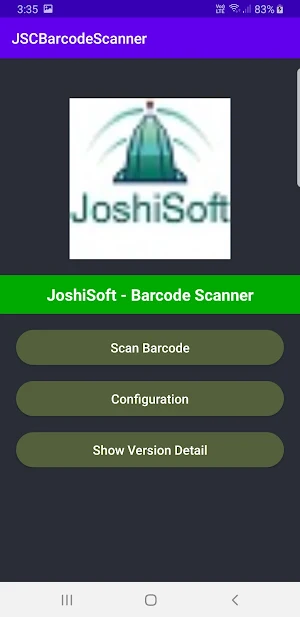 JSCBarcodeScanner Screenshot 0