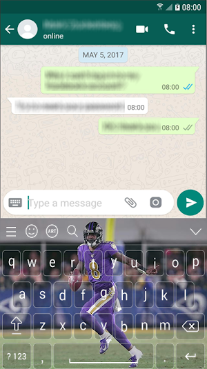 Lamar Jackson Ravens Keyboard NFL 2020 For Lovers Screenshot 1