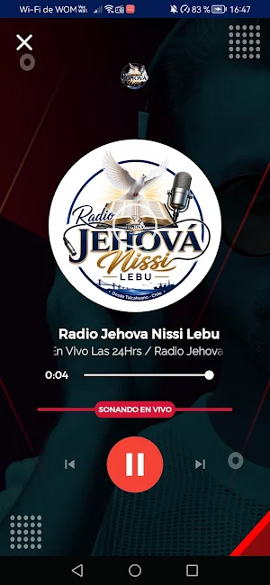 Radio Jehova Nissi Lebu Screenshot 2