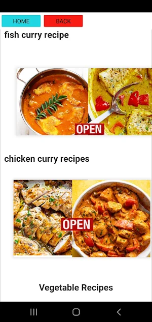 Recipes app Screenshot 0
