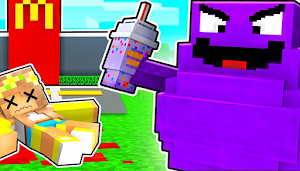 Grimace Shake Minecraft Mod Screenshot 2