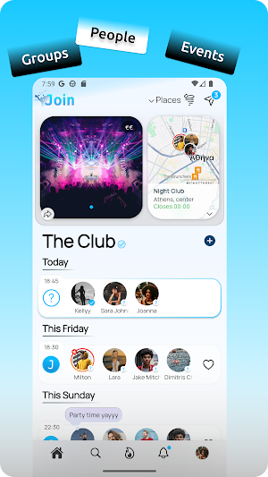 Join - Groups, People & Events Screenshot 1