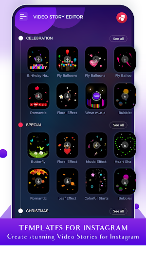Video Story Editor : Short Story Maker for Insta Screenshot 0