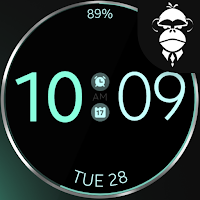 Battery v7 minimal watch face