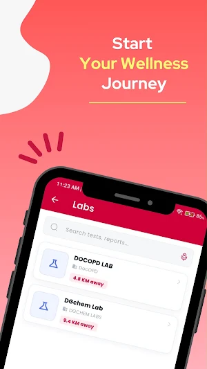 MEDRPHA LABS Screenshot 2