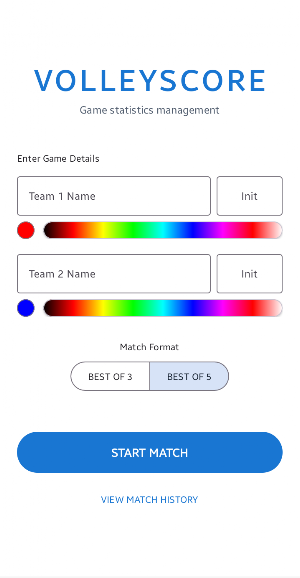 VolleyScore Screenshot 0