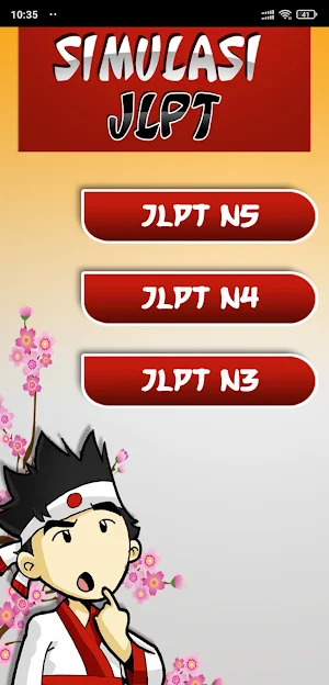 Simulasi JLPT Japanese Test Screenshot 0