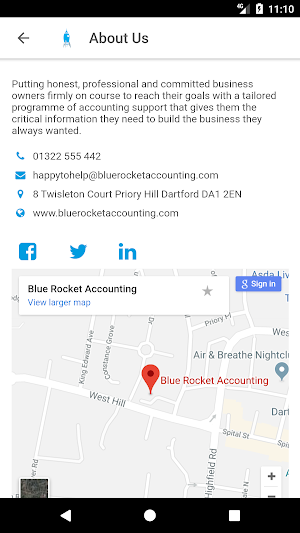 Blue Rocket Accounting Screenshot 1