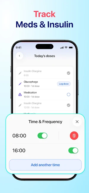 Glucera: Blood Sugar Log Screenshot 2