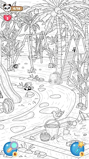 Find The Panda - Hidden Object Screenshot 0