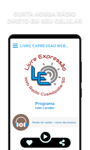 Livre Expressão Web Radio Screenshot 0