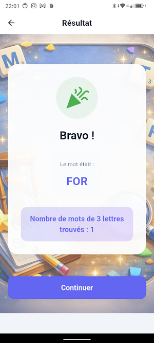 Trouve Mots Vite Screenshot 2