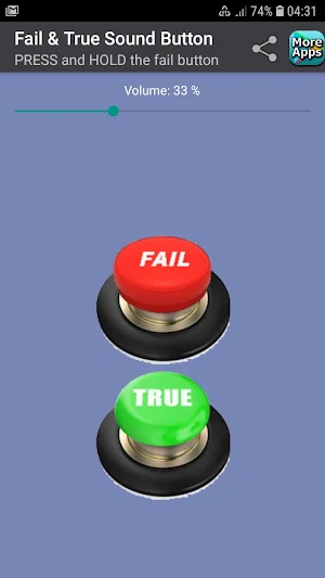 Fail & True Sound Button Screenshot 0