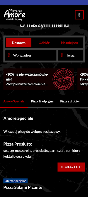 Pizzeria Amore Gdańsk Screenshot 0