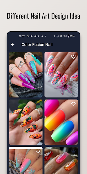 Color Fusion Nail Art Design Screenshot 0