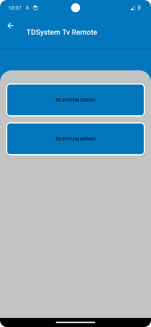 Remote  for TD system tv Screenshot 1