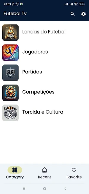 TV Futebol Brasileiro ao vivo Screenshot 1