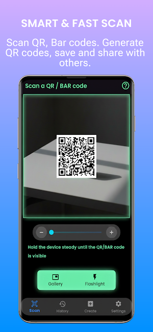 Smart QR Code Scanner Screenshot 0