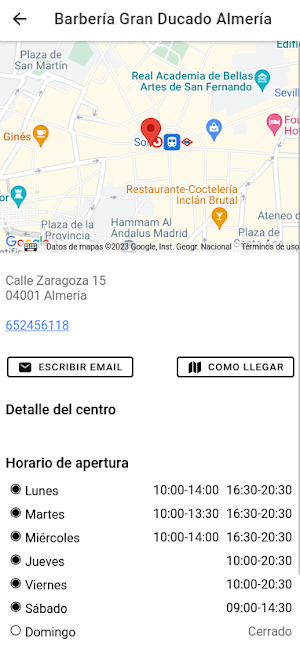Barbería Gran Ducado Screenshot 2
