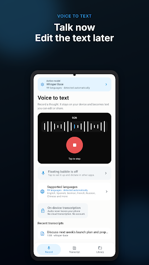 AI Notes: Voice to Text Screenshot 1