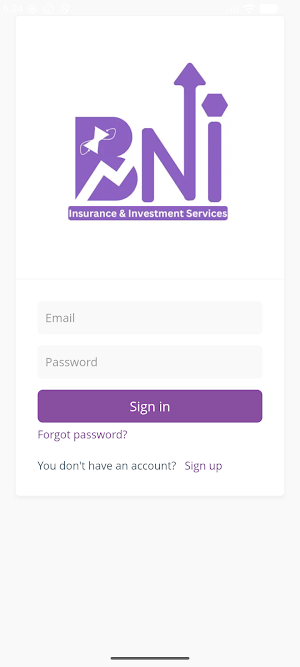 BNI Services CRM Screenshot 0