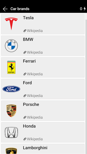 Car Brands - Photo Quiz and Test Screenshot 2