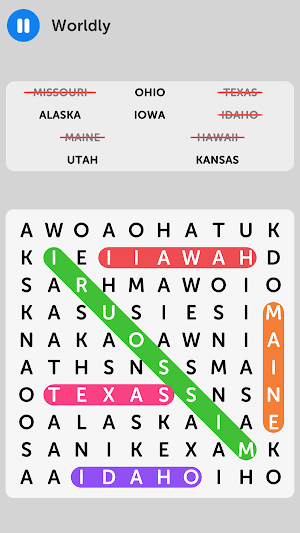 Word Search - Fun Word Game Screenshot 2