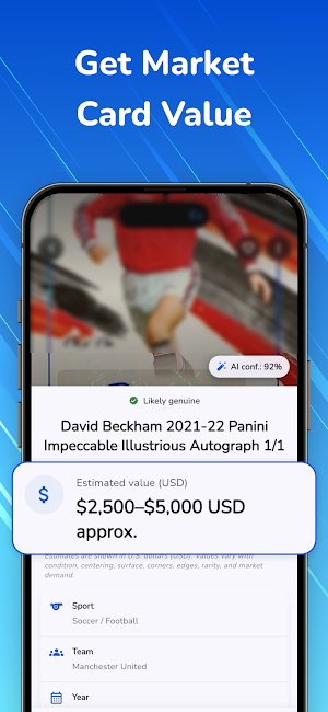 Sports Card Scanner: Packks Screenshot 2