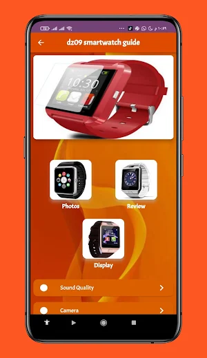 dz09 smartwatch guide Screenshot 3