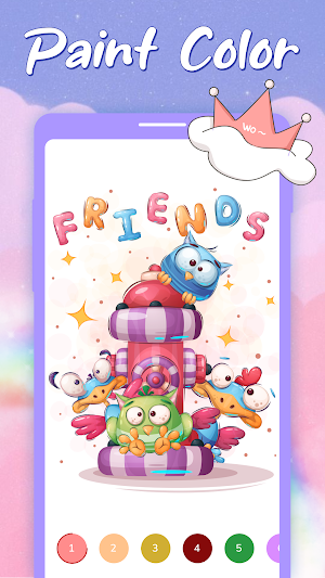 Coloring Book: Paint by Number Screenshot 0