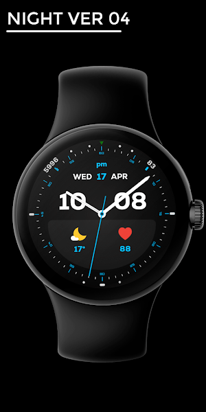 Night ver 04 - watch face Screenshot 0