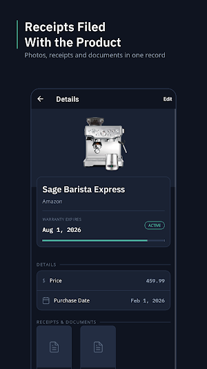Warranty Box: Receipt Tracker Screenshot 3