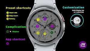 JW168 jwstudio watchface Screenshot 2