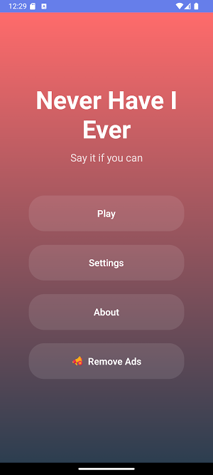 Never Have I Ever - Party Game Screenshot 0