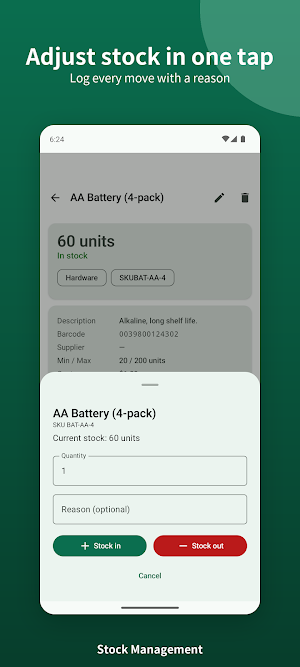Stock Management: Inventory Screenshot 3