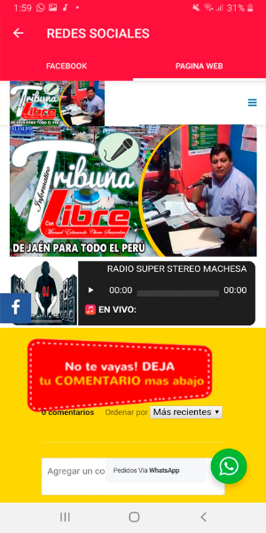 Radio La Super Stereo Machesa Screenshot 3