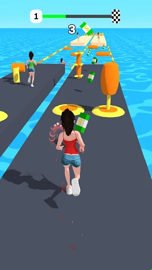 Girl Race 3D Screenshot 0
